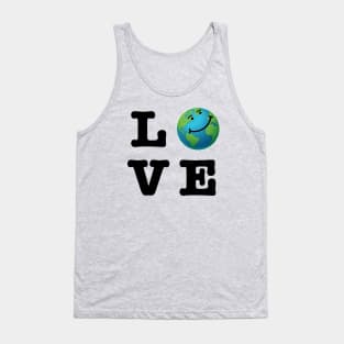 LOVE Earth Smile Global Warming Fight Tank Top